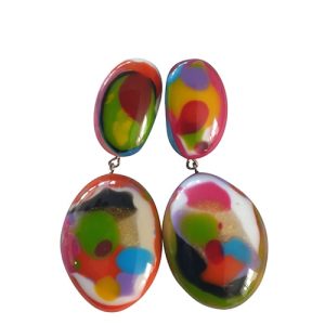 E3900 - RIVERSTONE MEDIUM DOUBLE PENDANT