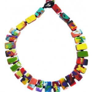 N0034 - LINKED RECTANGLE BEADS "ROMEO''